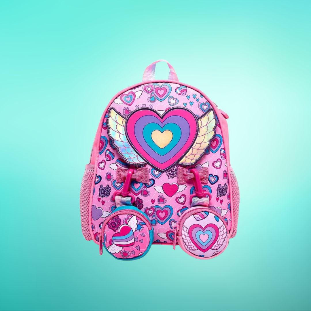 Vest Colorful Heart Theme Pink - Backpack